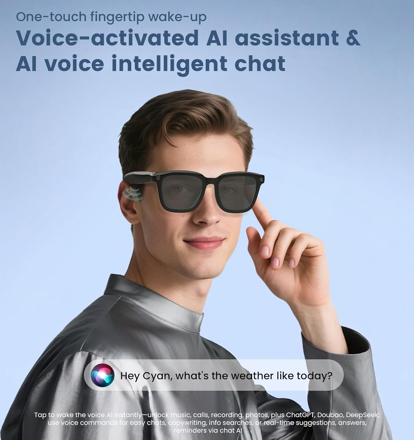 AI Smart Camera Glasses 1080P  – Smart Glasses Lens Bewertung und Preis