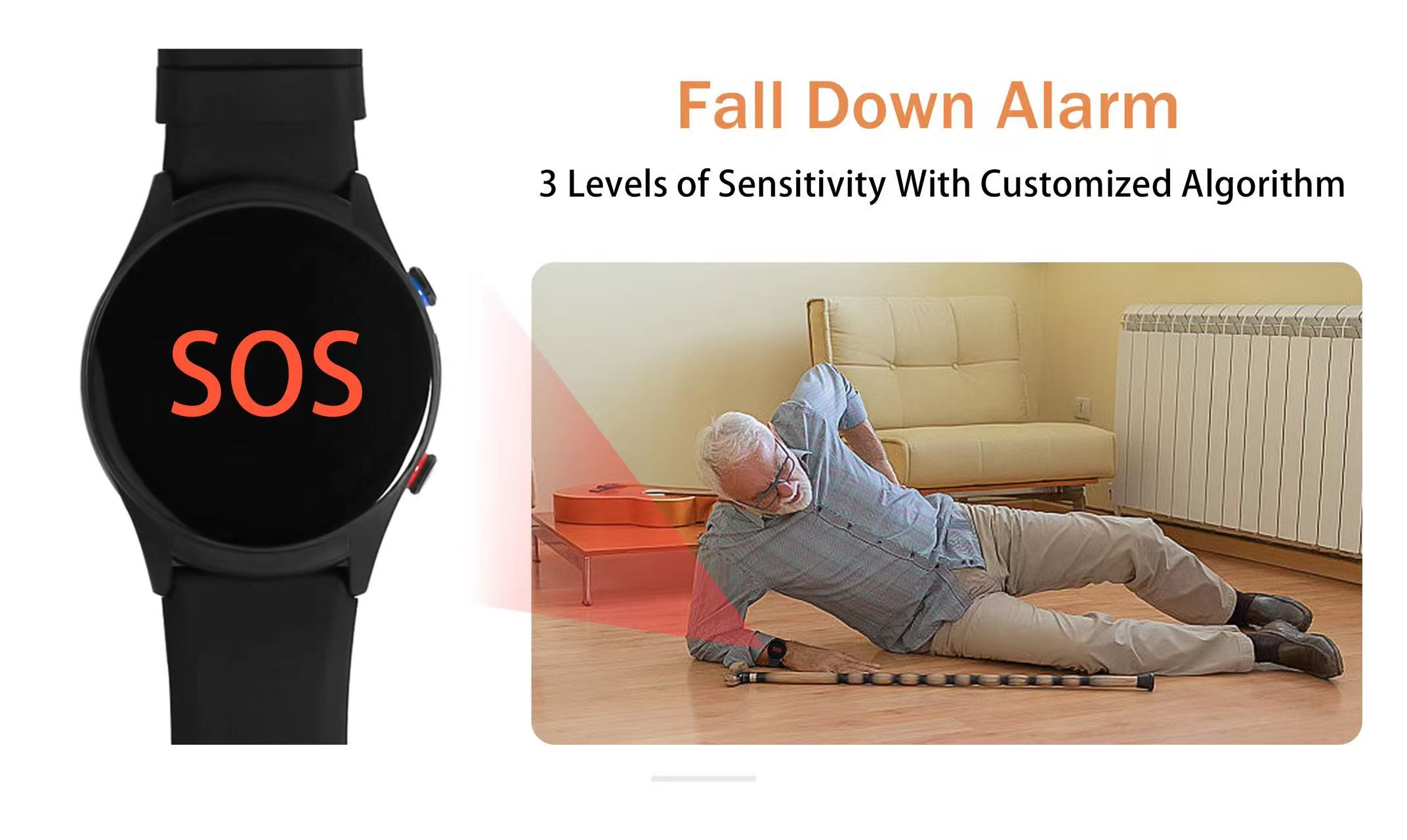4G Elderly care smart watch Fa – Fall Detection Watch Bewertung und Preis