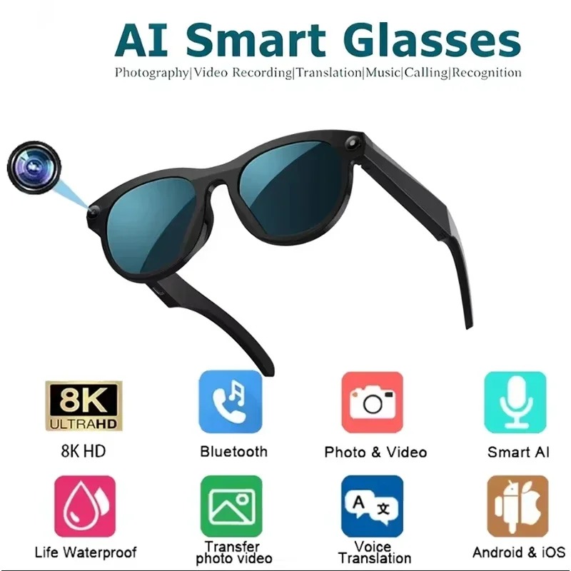 8KHD Smart AI Glasses Color Ch – Smart Glasses Lens Bewertung und Preis