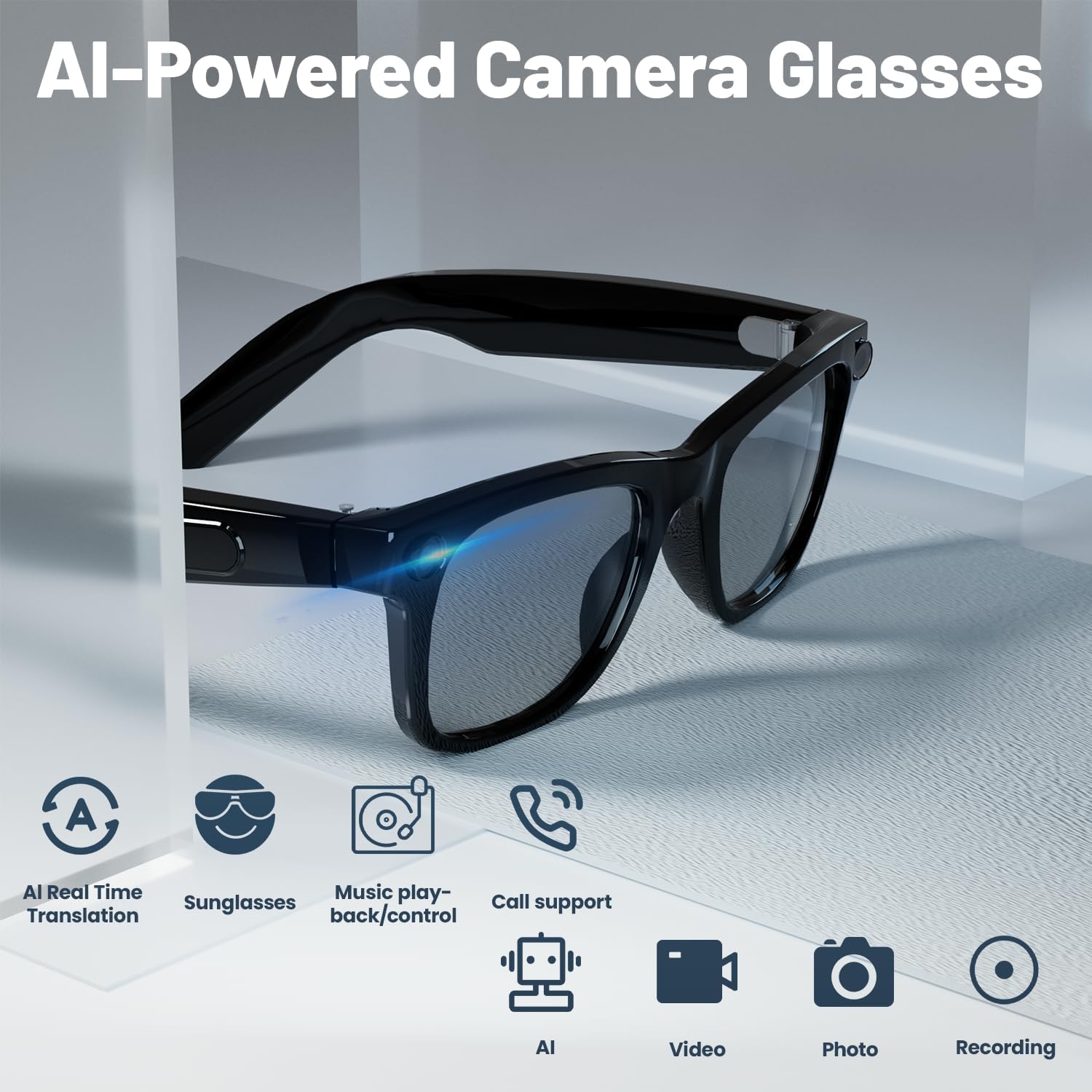 8MP AI Smart Glasses: 1080P Vi – Smart Glasses Lens Bewertung und Preis