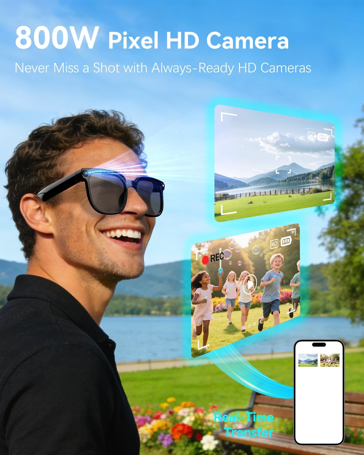 AI Smart Glasses: 8MP Camera,  – Smart Glasses Lens Bewertung und Preis