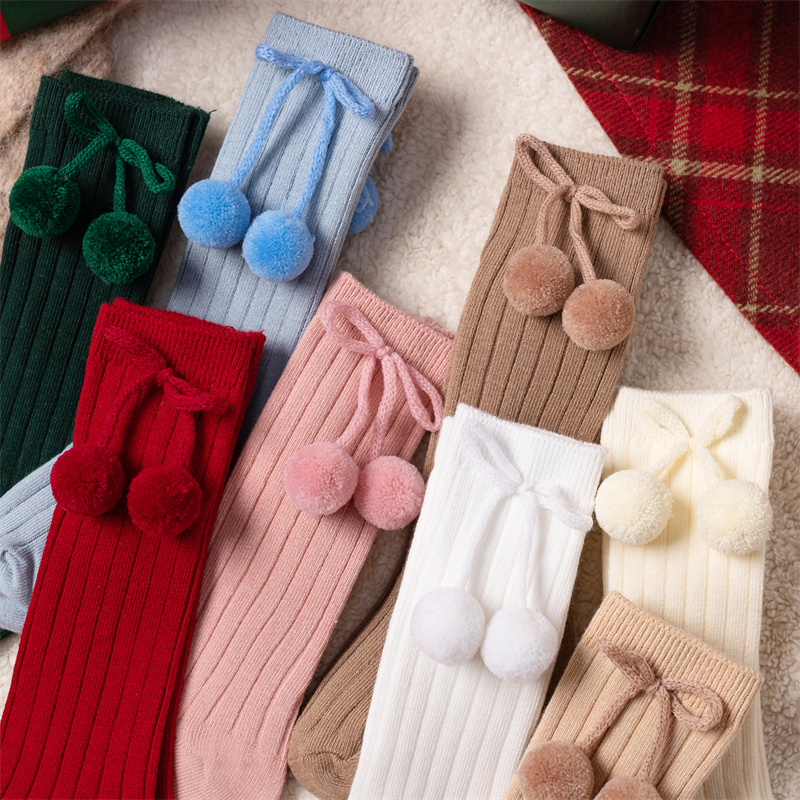 3Pairs/Lot Baby Ball Knee High – Baby Sock Oximeter Bewertung und Preis
