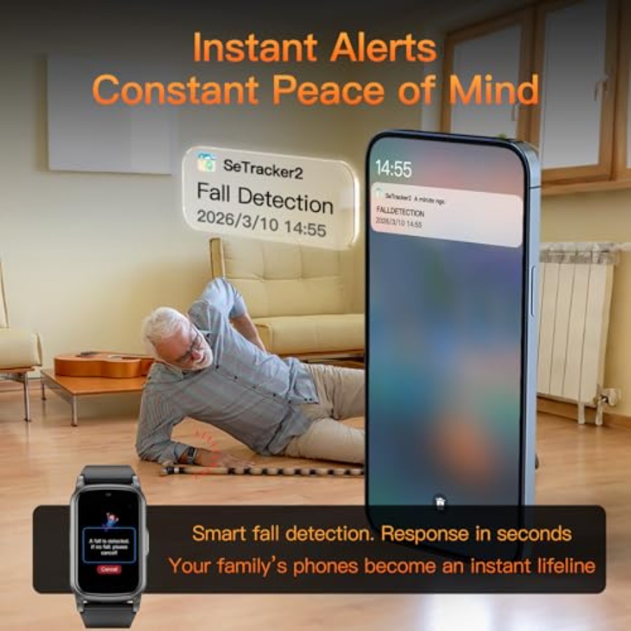 Smart Watch for Seniors with F – Fall Detection Watch Bewertung und Preis