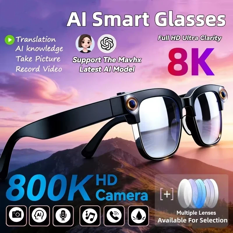 8K AI Smart Glasses Bluetooth  – Smart Glasses Lens Bewertung und Preis